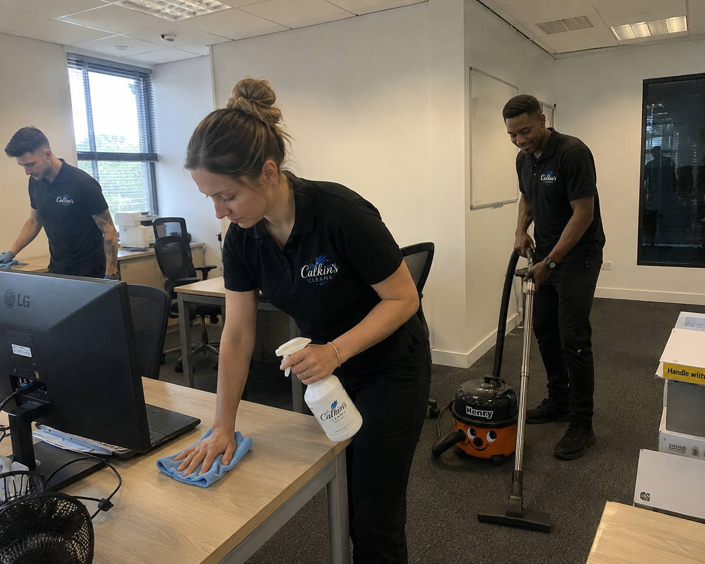 Calkin's Cleans team